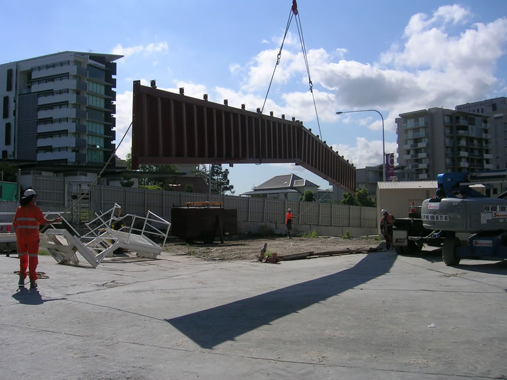 steel beam demolition removal
